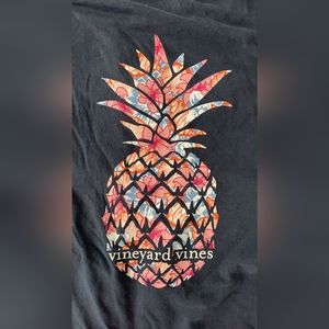 Vineyard Vines dark blue pineapple long sleeve shirt